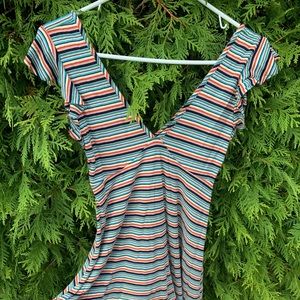 Wild Fable colorful XS striped dress